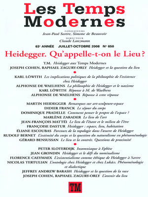 cover image of Les Temps Modernes N° 650 N° 650